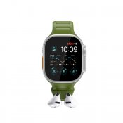 KeyBudz Sync+ Series -rannekkeen ja AirPod-telakan yhdistelmä 44–49 mm:n Apple Watch -kellolle - Metsänvihreä