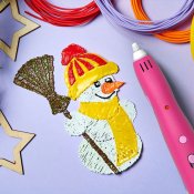 myFirst 3D-penn for kreativitet og unike kunstverk - Rød