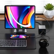 Satechi 100W GaN Dual USB-C och USB-A PD-reseladdare - Rymdgrå