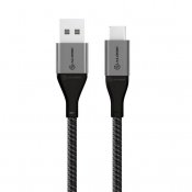 ALOGIC Ultra USB-A - USB-C kaapeli 3A/480Mbps 30 cm 30 cm - Avaruuden harmaa