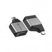 ALOGIC Ultra Mini USB-C VGA-sovittimeen - Avaruuden harmaa