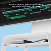 Twelve South Curve Förhöjning - Vit