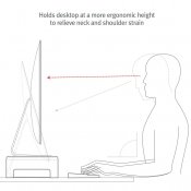 Twelve South Curve Förhöjning - Vit