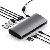 Satechi Thunderbolt 4 Dock - Snabb dataöverföring, dubbel 4K HDMI och kraftfull laddning för ultimat mångsidighet och effektivit