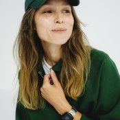 KeyBudz Spectra -sarjan Apple Watch -ranneke (Large) - Ruostumaton teräs