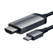 Satechi USB-C 4K 60 Hz HDMI Cable - Connect your USB-C device to an HDMI monitor - Space Gray