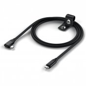 Satechi Right Angle 1m USB-C Cable with 240W Power Delivery and 20Gbps Data Transfer - Black