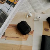 Artisan Series Leather Case för Airpods Pro 2 - Svart