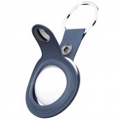 Keybudz nyckelring i läder för AirTag 2-pack - Blå