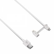 Usbepower DUO - 1.2m Micro-USB och Lightning på samma kabel!