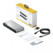 ALOGIC USB-C 16-in-1-nelinäytön telakointiasema DV4 (16-in-1) - Avaruuden harmaa