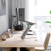 ALOGIC Elite Plus justerbart laptopställ - Silver