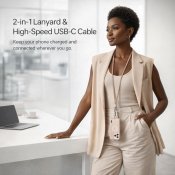 Satechi OntheGo™ USB-C Lanyard Cable - Desert rose
