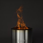 herQs rökfri eldstad - Cozy - Silver
