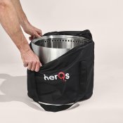 herQs rökfri eldstad - Cozy - Silver