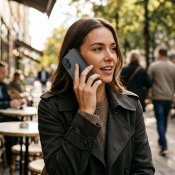 Mujjo Täysnahkainen kotelo iPhone 17:lle - Basaltti