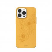 Pela Classic Honey Miljövänligt iPhone 13 Pro Max Case - Hive Edition