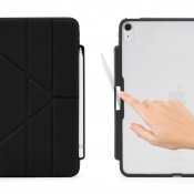 Pipetto iPad 10,9-tum (10:e gen) Origami No3 Pencil Case - Black