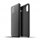 Mujjo Full Leather Case för iPhone 11 Pro Max - Svart