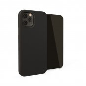 Pipetto Magnetic Leather Case för iPhone 12/12 Pro - levereras med magnethållare - Svart
