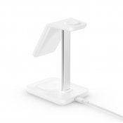 Journey MagSafe Compatible 3-in-1 Wireless Charging Stand - White