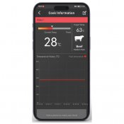 herQs kuppilämpömittari - Musta