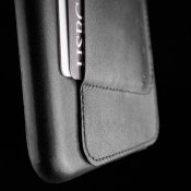Mujjo 80 Leather Wallet Case - Plånboksskal av äkta läder för iPhone 6/6s Plus med 5,5” skärm