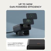 Satechi ChargeView 140W USB-C desktop-oplader med 4 porte - Space Black