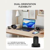 Satechi ChargeView 140W USB-C desktop-oplader med 4 porte - Space Black