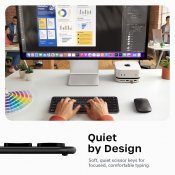 Satechi EX1 Slim Wireless Keyboard Nordic Layout - Space Black