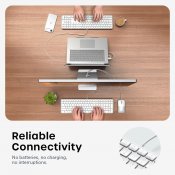 Satechi LX3 Slim USB-C-tangentbord - nordisk layout - Silver