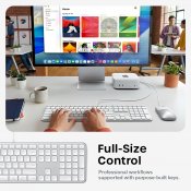 Satechi LX3 Slim USB-C-tangentbord - nordisk layout - Silver