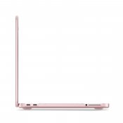 Pipetto MacBook Neo 13 (A18 Pro) genomskinligt hårt skal - Frostad rosa