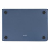 Pipetto MacBook Neo 13 (A18 Pro) gennemsigtigt hardshell-cover - Frostet indigo