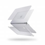 Pipetto MacBook Neo 13 (A18 Pro) kovakuorinen Dots-suojakotelo - huurrettu kirkas
