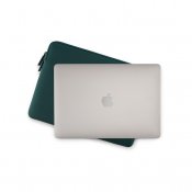 Pipetto Classic Fit -suojatasku MacBook Pro 14:lle/Air 13,6:lle - Tumma sinivihreä