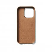 Mujjo iPhone 15 Pro läderfodral - Brun