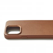 Mujjo iPhone 15 Pro Max läderfodral - Brun