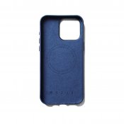 Mujjo iPhone 15 Pro Max plånboksfodral i läder - Monaco Blue