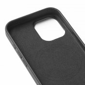 Mujjo Leather Case för iPhone 16 - Svart