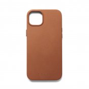 Mujjo Full Leather Case with MagSafe for iPhone 15 Plus - Tan