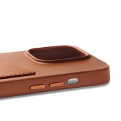 Mujjo Full Leather Wallet Case för iPhone 14 Pro
