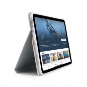 Pipetto origami No6 Stativfodral för iPad Air 11 (2024) / iPad Air 10.9 (2022/2020) - Metallisk rosa