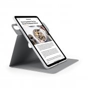 Pipetto origami No6 Stativfodral för iPad Air 11 (2024) / iPad Air 10.9 (2022/2020) - Metallisk rosa