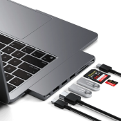 Satechi USB-C Pro Hub Slim - Rymdgrå