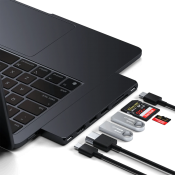 Satechi USB-C Pro Hub Slim - Midnatt