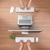 Satechi LX3 Slim USB-C-tangentbord - nordisk layout - Silver