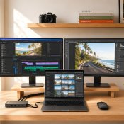 Satechi ExtendView USB4-flerportadapter med to HDMI-porter - Romsvart