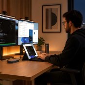Satechi ExtendView USB4-flerportadapter med to HDMI-porter - Romsvart