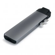 Satechi USB-C Pro Hub med 4K HDMI och Ethernet - Space Gray